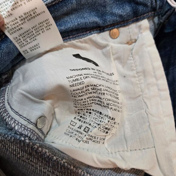 AG Adriano Goldschmied NWT Farrah Boot Crop 28 Mid Rise Denim Flared 70s Western - Picture 9 of 9